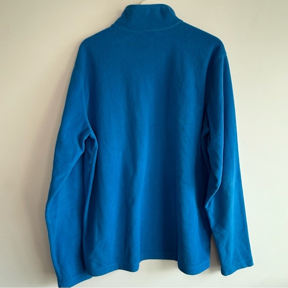 Eddie Bauer Men's Blue Zip-Up Sweater - Large (Tall) - Picture 2 of 5